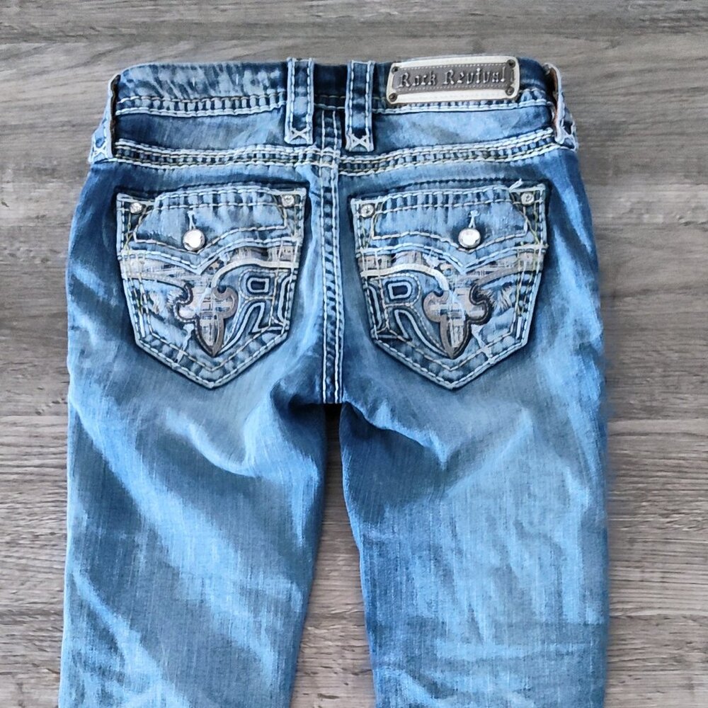 Rock Revival Sundee Mid Rise Stretch Jeans - Women's 25 - Picture 4 of 4